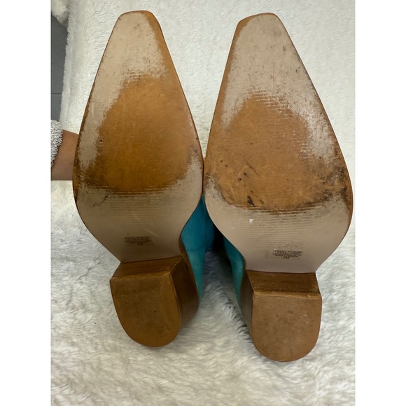 Penny Loves Kenny High Noon Turquoise Cowgirl Boots – Size 7M | Western Cowboy - Picture 11 of 16